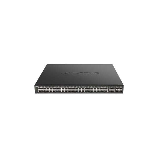 SWITCH GESTIONABLE D-LINK L2/L3 DGS-2000-52MP 48P GIGA POE (370W) + 4P COMBO SFP