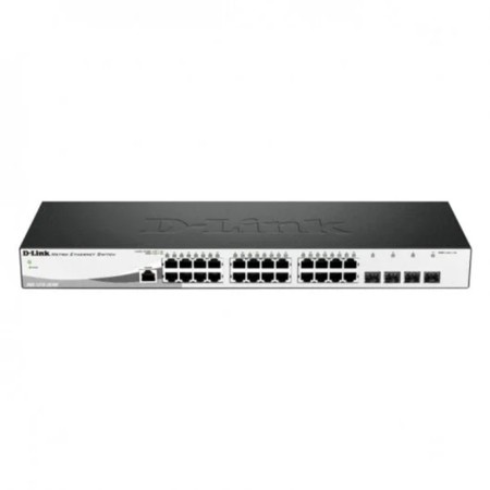 Switch d - link 28 puertos gestionable 24 puertos gigabit ethernet 10 - 100 - 1000 4 puertos sfp