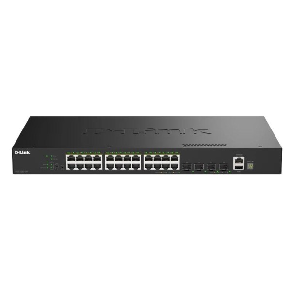 D-Link DGS-1530-28P/E Switch 24xGB PoE 4xSFP+ 370W