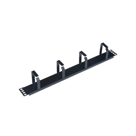 Panel pasa cables wp 1u - metalico - negro