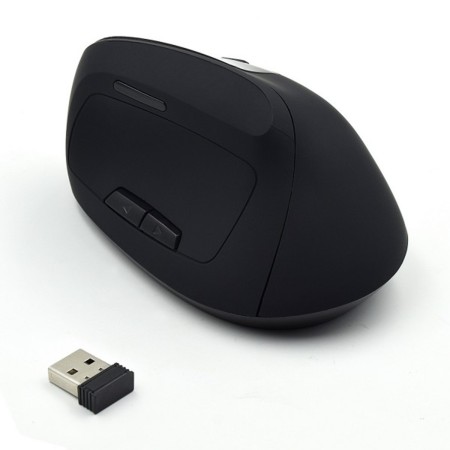 Mouse raton vertical ergonomico ewent ew3158 usb - 1600dpi - negro