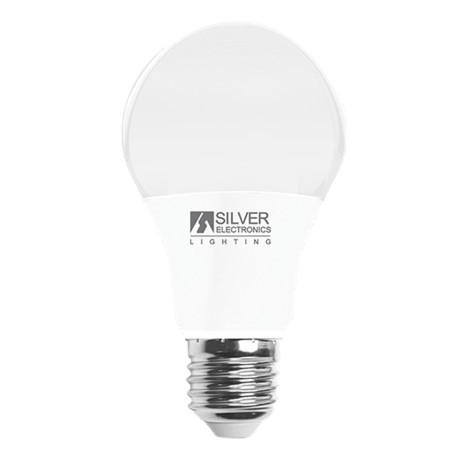 Bombilla led eco silver electronics estandar 10w - 57w - e27 - 3000k - 836 lm - 220º - luz calida - a+