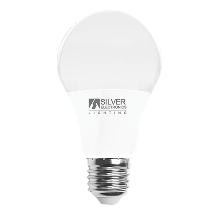 Bombilla led eco silver electronics estandar 10w - 57w - e27 - 3000k - 836 lm - 220º - luz calida - a+