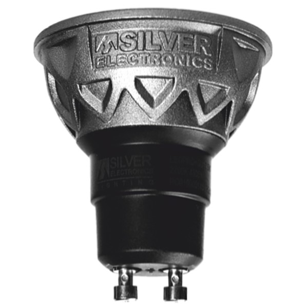 Bombilla led pro silver electronics dicroica 5w - 60w - gu10 - 3000k - 38º - 470 lm - luz calida - a+