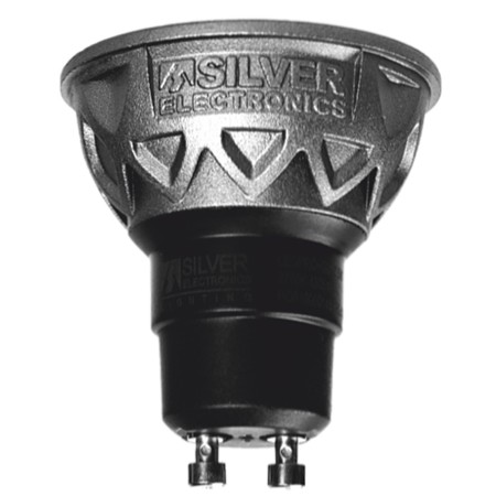 Bombilla led pro silver electronics dicroica 5w - 60w - gu10 - 3000k - 38º - 470 lm - luz calida - a+