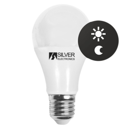 Bombilla led eco decorativa silver electronics estandar 10w - 85w - e27 - 2700k - 820 lm - 180º - luz extra calida - a+