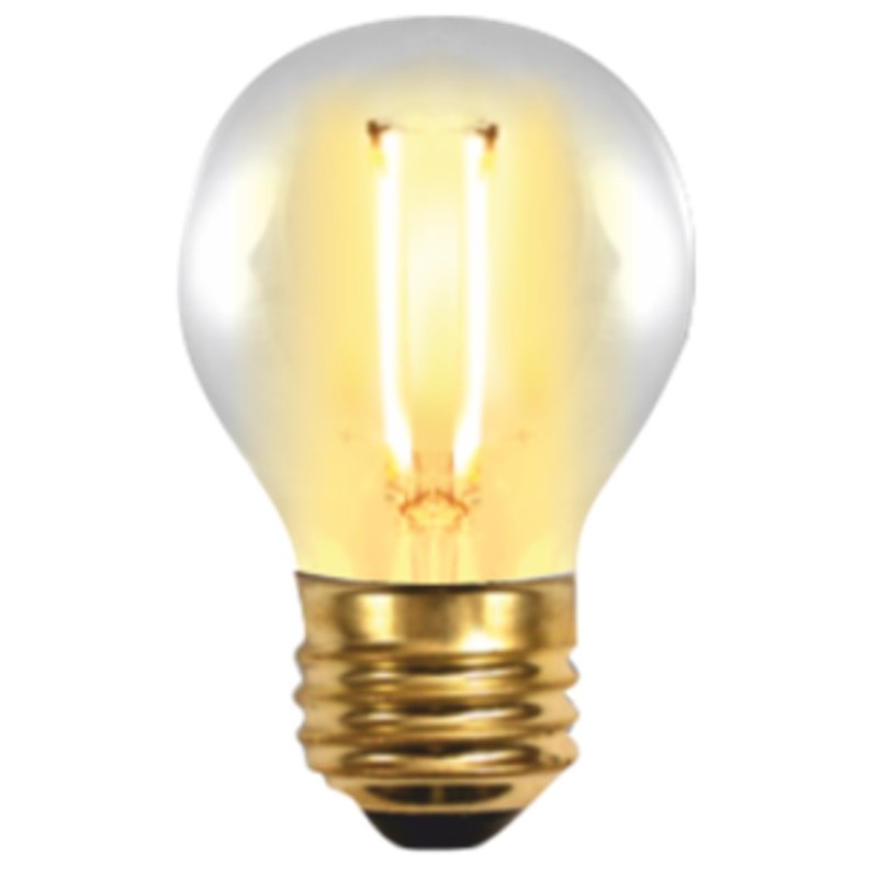 Bombilla led silver electronic filamento edison esferica 2w - 25w - e27 - 2.200k - 320º - 150 lm - luz extra calida - a+