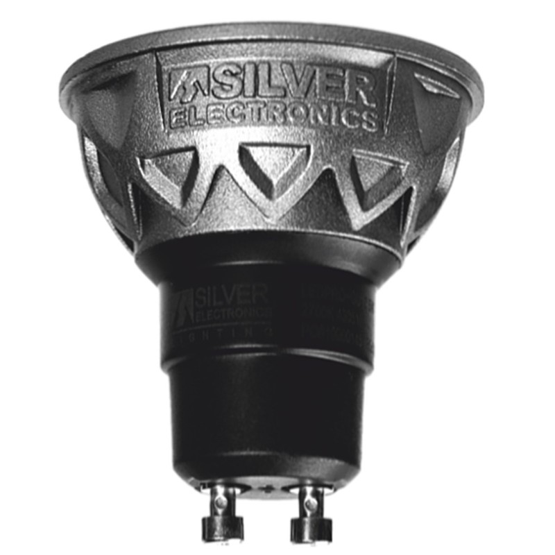 Bombilla led pro silver electronic dicroica 5w - 60w - gu10 - 5000k - 38º - 470 lm - luz blanca - a+
