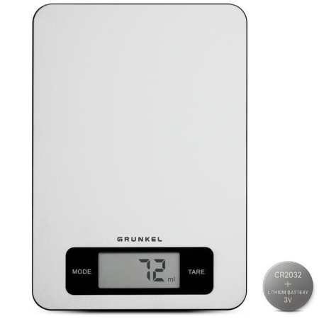 Báscula de Cocina Electrónica Grunkel BC-COOKXT/ hasta 5kg/ Plata