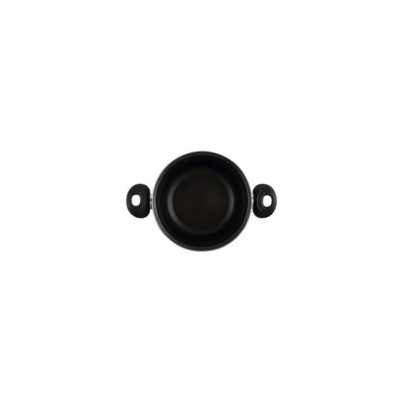 OLLA CON TAPA CRISTAL MAGEFESA K2 ROJO 16 ACERO ANTIADHERENTE ACERO INOXIDABLE TODO TIPO