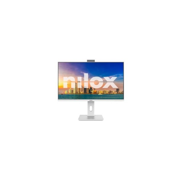 MONITOR 24″ DP HDMI VGA NILOX NXM24RWEB02W IPS FHD 120Hz 4MS 250cd/m² WEBCAM VESA 100x100 BLANCO