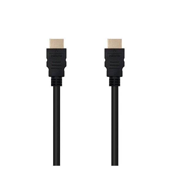 Cable hdmi(a) a hdmi(a) 4k 2m nanocable negro macho - macho - 60hz - 18gbps - v2.0