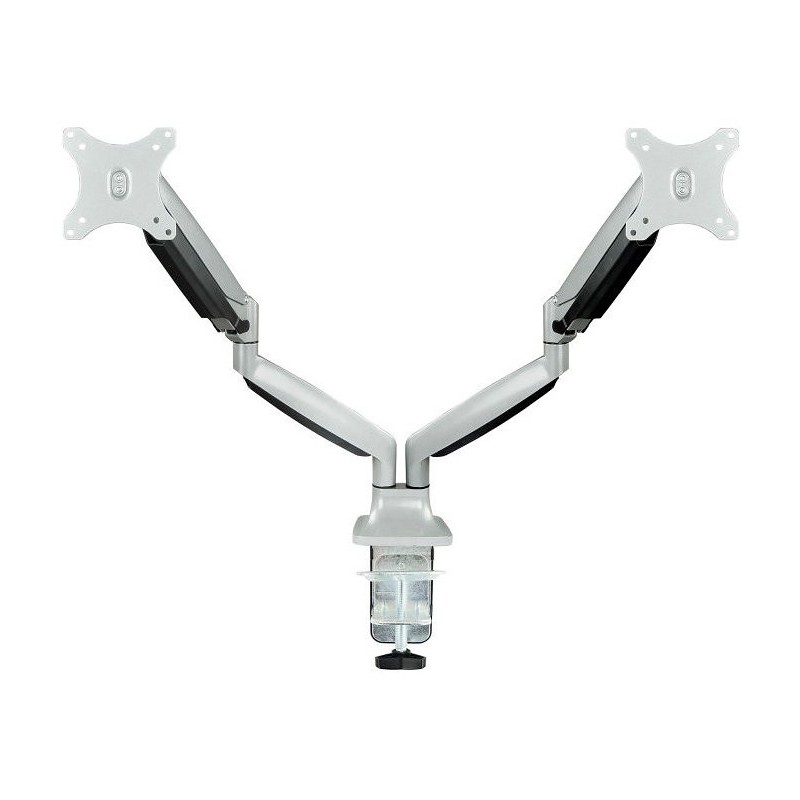 Soporte mesa monitor tooq db3132tnr - s 13 pulgadas - 32 pulgadas 2 brazos carga maxima max 9kg - brazo