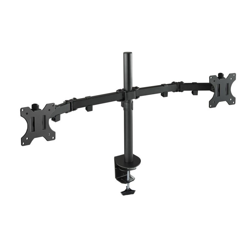 Soporte mesa tooq db1232tn - b 2 pantallas 13 - 32 pulgadas max 8kg por brazo negro
