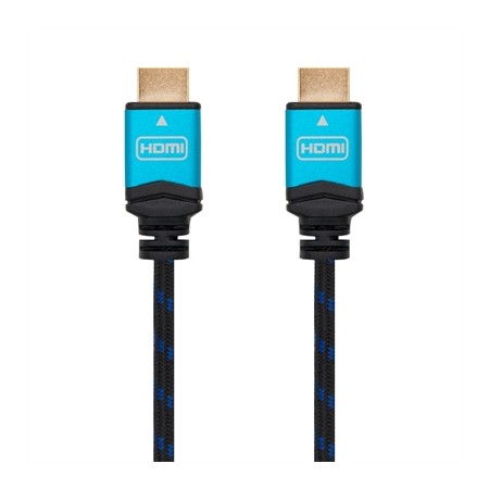 Cable hdmi 2.0 nanocable 4k 0.5m - macho - macho - negro
