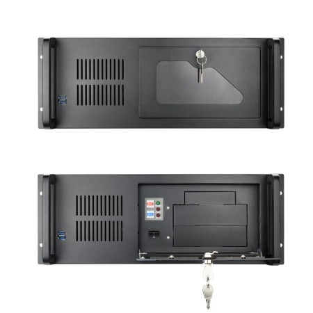 Tooq Caja RACK-406N-USB3 4U 19″ ATX Sin F.A Negro