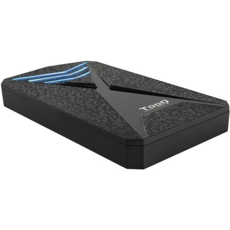 Caja Externa Gaming para Disco Duro de 2.5″ TooQ TQE-2550BL/ USB 3.1/ Sin tornillos