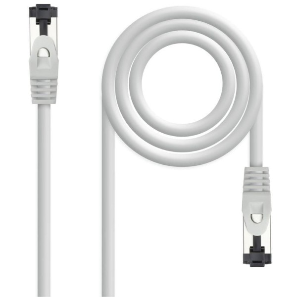 Cable de Red RJ45 SSTP Nanocable 10.20.2003 Cat.8.1/ 3m/ Gris