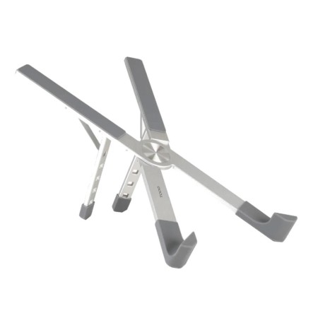 Soporte - base elevador tooq para portatil 17 pulgadas plata