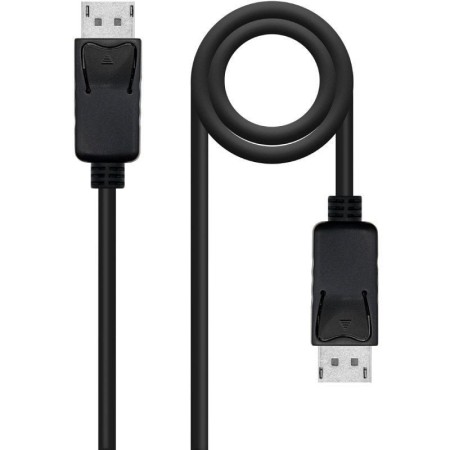 Cable DisplayPort 1.4 8K Nanocable 10.15.2801/ DisplayPort Macho - DisplayPort Macho/ 1m/ Certificado/ Negro