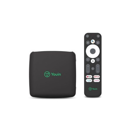 ANDROID TV ENGEL YOU-BOX T2 EN1060K RECEPTOR 4K UHD SINTONIZADOR DVB-T2 NEGRO