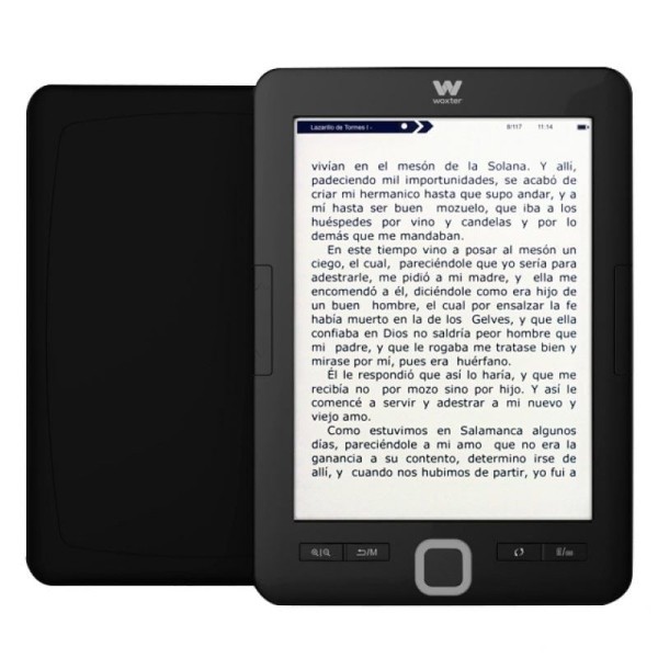 Libro electrónico Ebook Woxter Scriba 195/ 6″/ tinta electrónica/ Negro