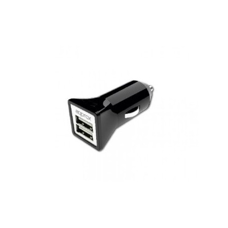 CARGADOR DE COCHE APPROX 2 USB 5V/3,1 AH COLOR NEGRO APPUSBCAR31B