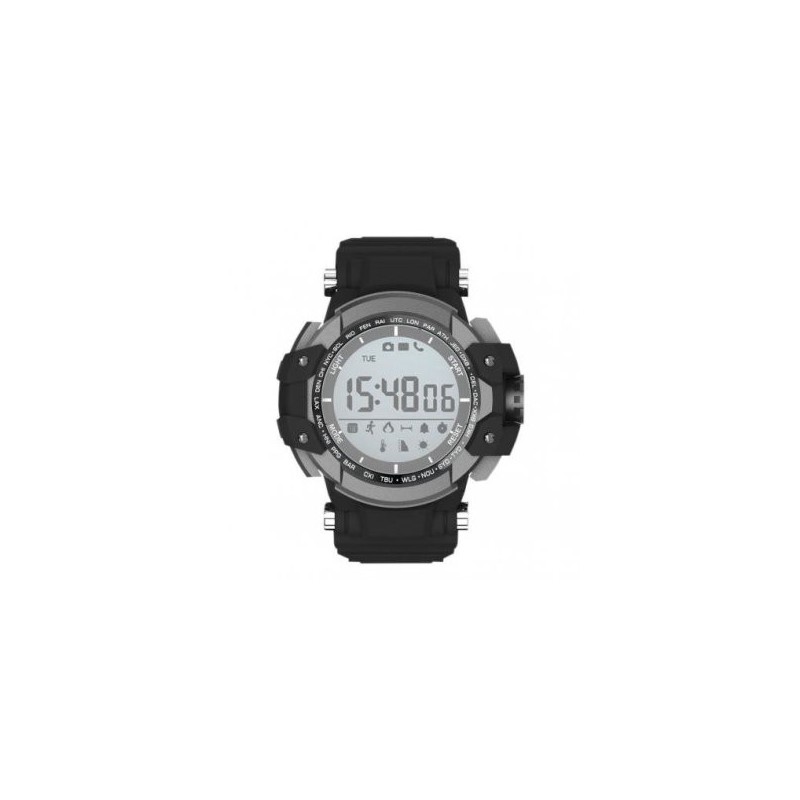 RELOJ INTELIGENTE DEPORTIVO BILLOW XS15BK ANTI-SHOCK IP68 BT 4.0 G-SENSOR PILA INTERNA 12 MESES NEG