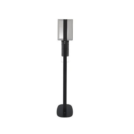 SOPORTE AJUSTABLE APPROX PARA DISPENSADOR DESINFECTANTE MANOS APPSANITIZER INCLUYE CARTEL INFORMATIV