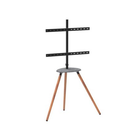 SOPORTE DE SUELO APPROX PARA PANTALLA DE 30″ A 65″ TIPO STAND COLOR MADERA MAX. VESA 600x400 HASTA 4