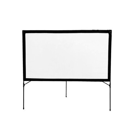 PANTALLA MURAL PORTATIL APPROX 77″ 183x102 cm MARCO PLEGABLE PROYECCION DE DOBLE CARA BOLSA DE TRANS