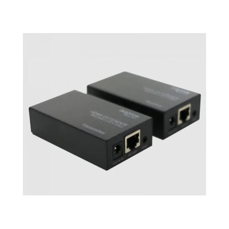 EXTENSOR HDMI CON CABLE RJ45 CAT 6 (30m) APPROX SOPORTA RESOLUCIONES 1080P, 3D Y SONIDO DTS Y DOLBY