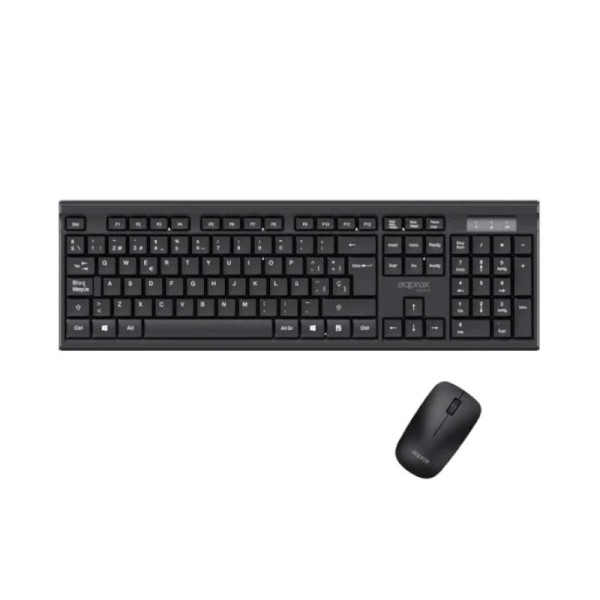 APPROX Teclado+raton inal. MX410 Negro