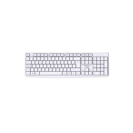 TECLADO Y MOUSE APPROX WIRELESS APPMX420W 2.4GHz MULTIMEDIA 1000DPI COLOR BLANCO