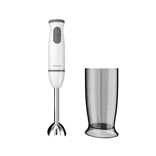 Batidora de mano aiwa kenkiri 800 600w + vaso 500ml