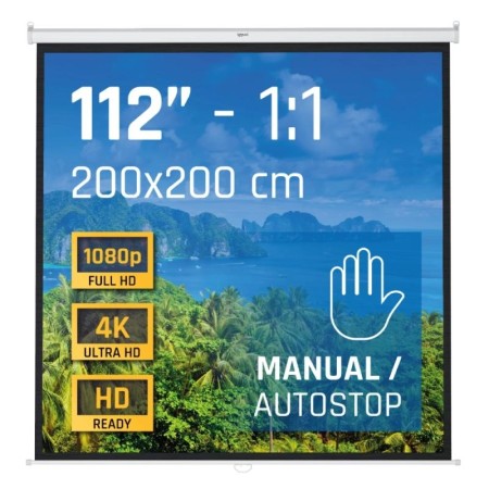 iggual Pantalla manual 1:1 112″ 200x200 cm