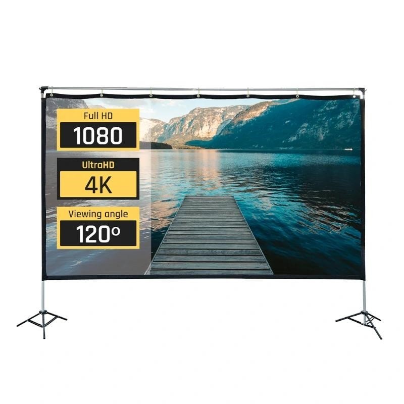 iggual Pantalla exterior portable 120″ 265x149 cm