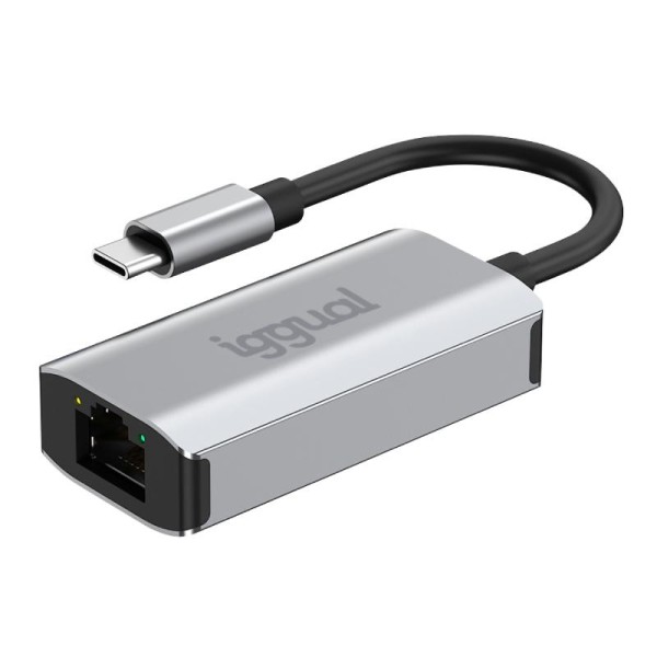 iggual Adaptador tipo C a RJ45 Gigabit 1000Mbps