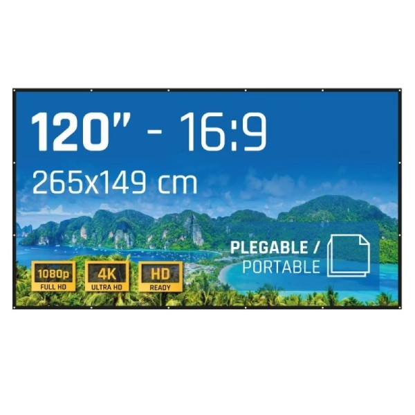iggual Pantalla plegable ECO-COST 120″ 16:9