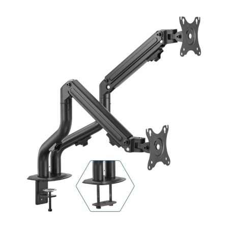 iggual SPMP02 Soporte pinza 2 monitores 17″-32″pro