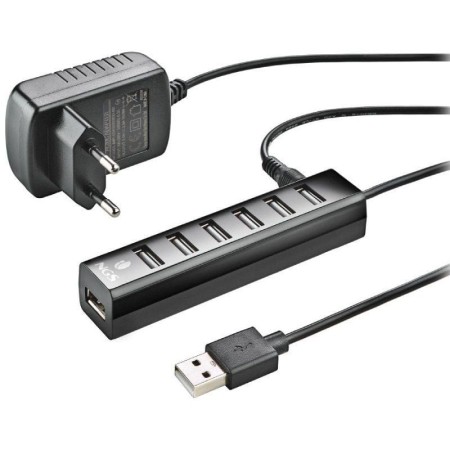 Hub USB 2.0 con Alimentación Externa NGS IHUB7 Tiny/ 7xUSB