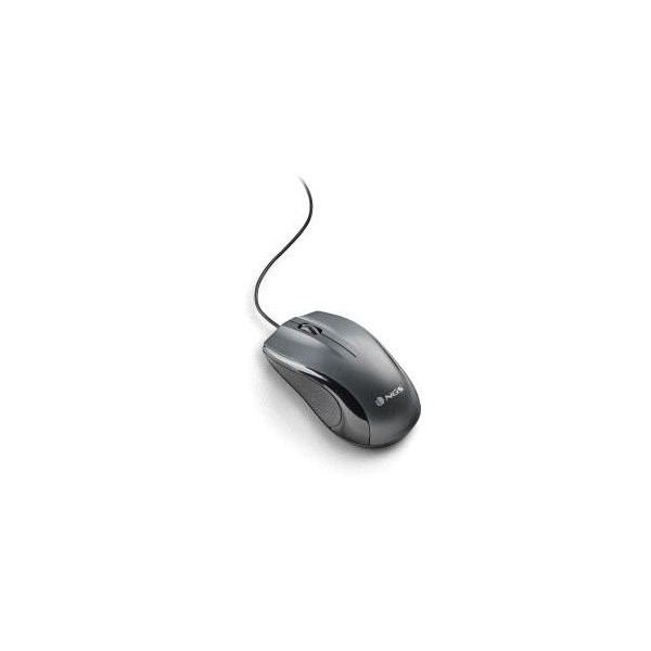 MOUSE NGS MUSK LASER CON CABLE DE 1200 DPI USB AMBIDIESTROS NEGRO