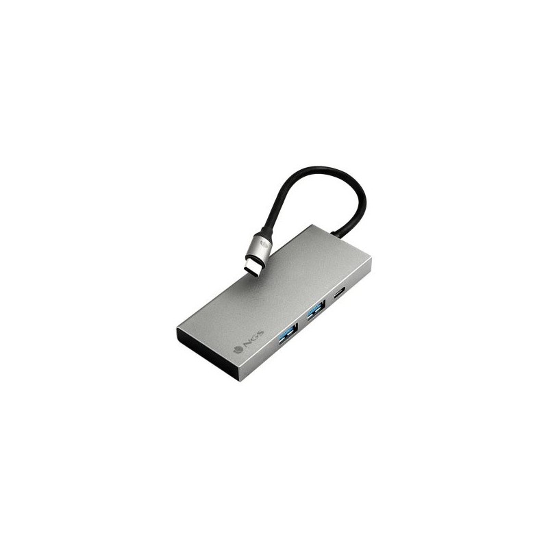 ADAPTADOR MULTIPUERTO USB-C WONDERDOCK4PRO D ALUMINIO QUE INCLUYE USB 3,0, USB-C CON CARGA PD, HDMI