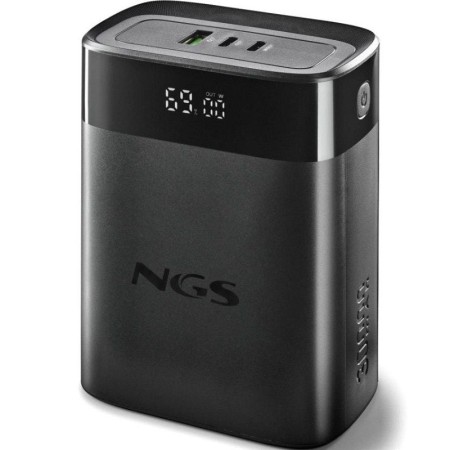 Powerbank 30000mAh NGS TWIX30/ 140W/ Compatible con Portátiles/ Negra