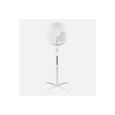 VENTILADOR DE PIE FABRILAMP FLIP 45W 3X ASPAS 3X VELOCIDADES DIAMETRO 40CM ORIENTABLE REGULABLE BLAN