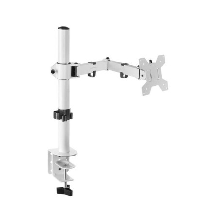 Soporte mesa mars gaming vesa hasta 32 pulgadas 100x100mm max 8kg blanco
