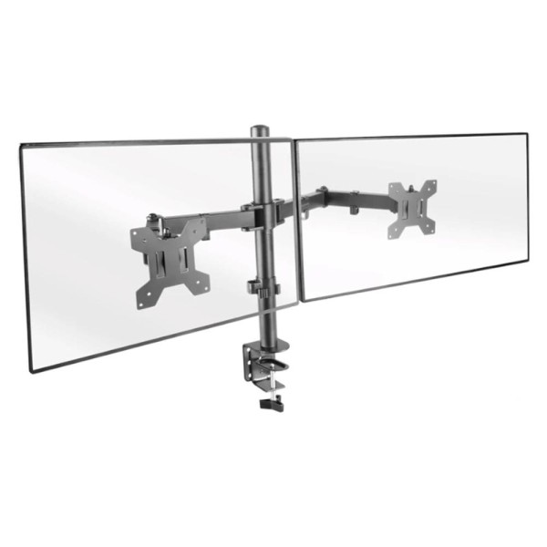 Soporte mesa mars gaming vesa hasta 32 pulgadas 100x100mm 2 brazos max 8kg - brazo