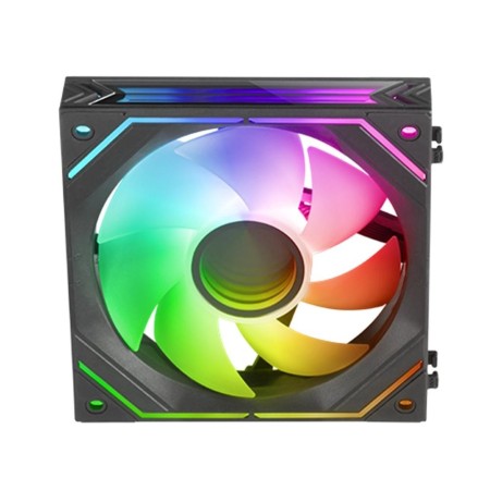 Ventilador mars gaming mflinkfinity 120mm argb negro
