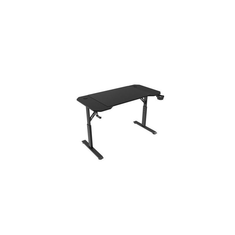 MESA MARS GAMING MGD ERGO 120 REGULABLE EN ALTURA TABLERO NEGRO 120x60 CHASIS DE ACERO ALF. XXL