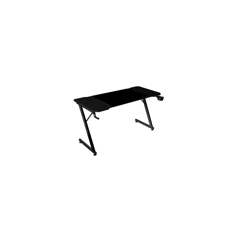 MESA MARS GAMING MGD X140 CHASIS DE ACERO TABLERO NEGRO 140x60 DISEÑO FIBRA CARBONO ALF. XXL